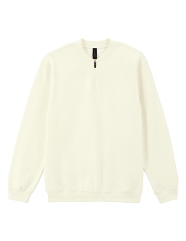 GIL-SF008-Softstyle® Midweight Adult Fleece 1/4 Zip Sweatshirt